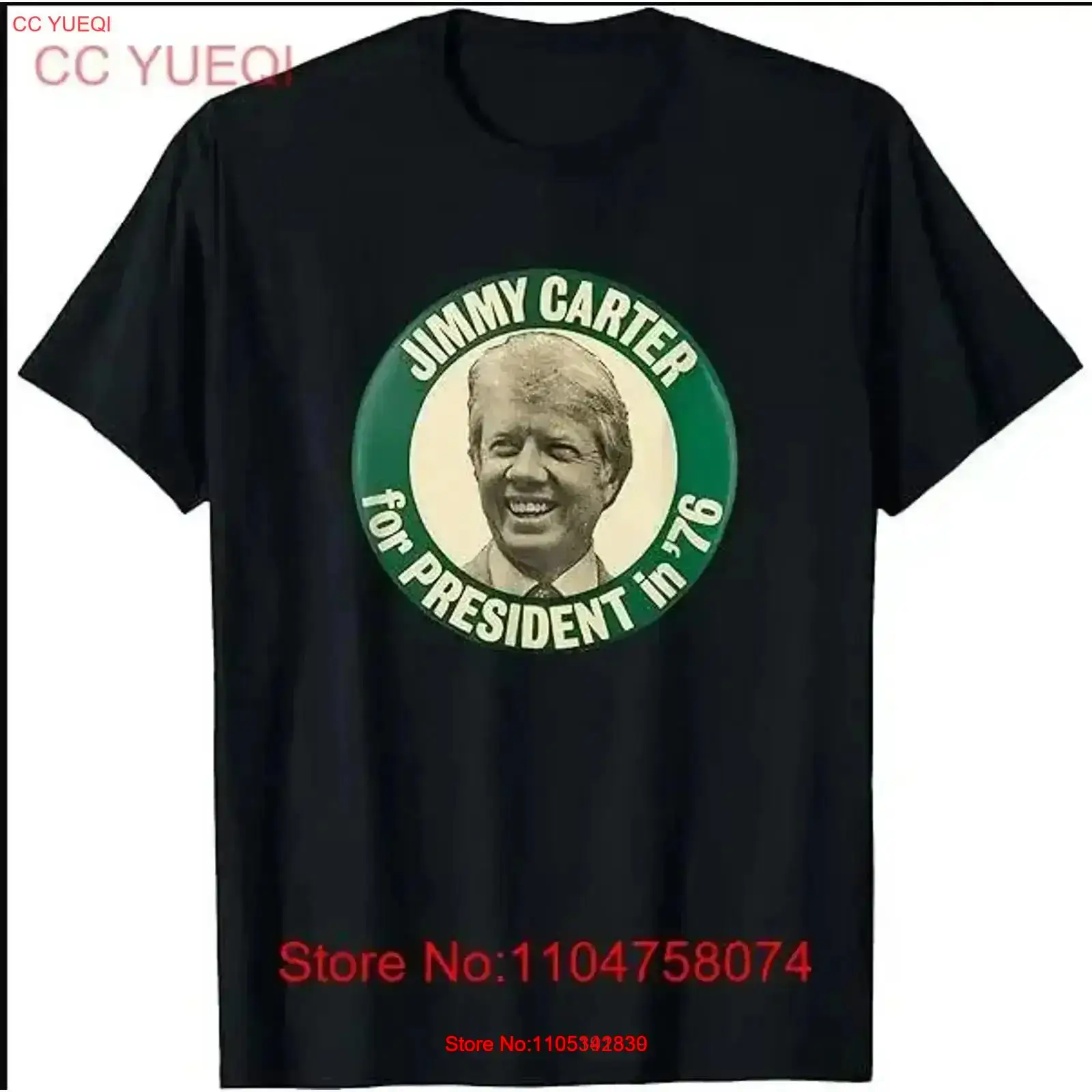 Vintage Fashion Campaigns - Jimmy Carter 76 Retro Campaign T