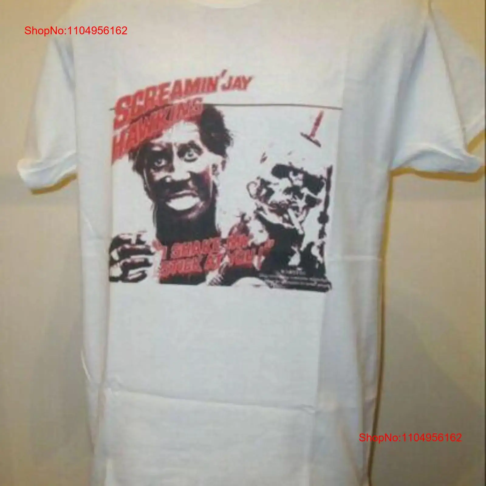 Vintage Fashion Style Men - Screamin Jay Hawkins T Shirt Retro
