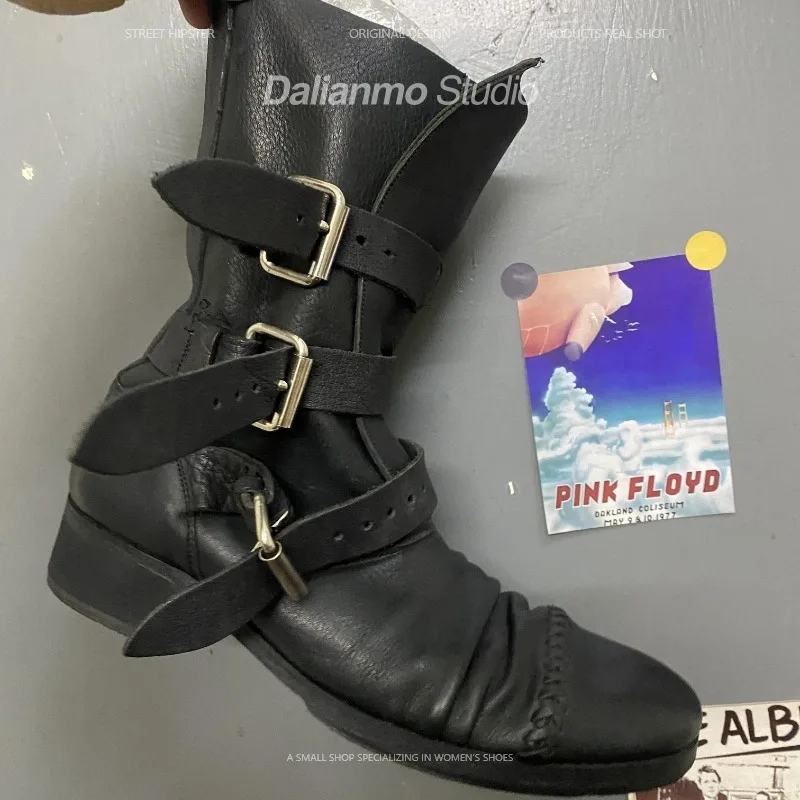 Fashion Men's Genuine Leather  - Vintage Fashion Style Men บทวิจารณ์และราคา