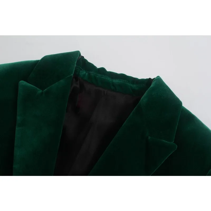 Elegant Velvet Women Blazer Fa - Velvet Blazer Vintage บทวิจารณ์และราคา
