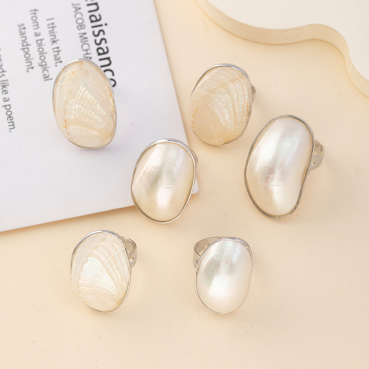 Vintage Chunky Shell Rings for - Vintage Fashion Outlet บทวิจารณ์และราคา