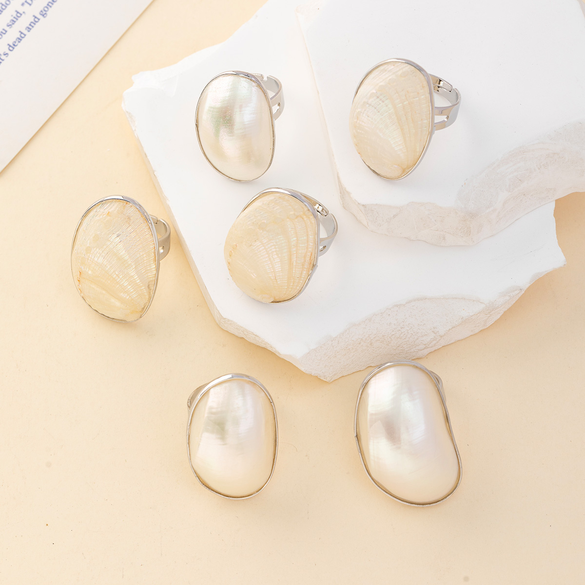 Vintage Chunky Shell Rings for - Vintage Fashion Outlet บทวิจารณ์และราคา