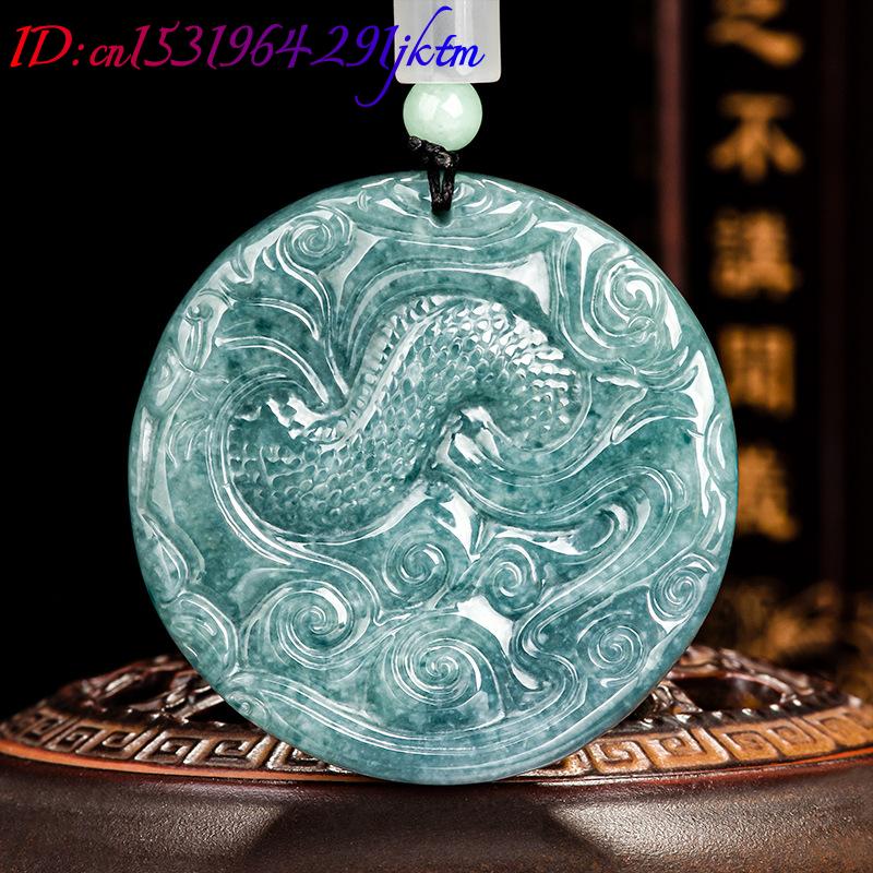 Burmese Jadeite Dragon Pendant - Vintage Fashion Jewelry Necklaces บทวิจารณ์และราคา