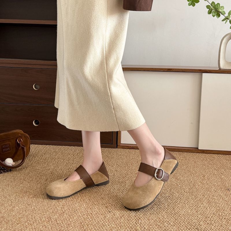Women Summer Flats Mary Jane S - Vintage Slip Dress บทวิจารณ์และราคา