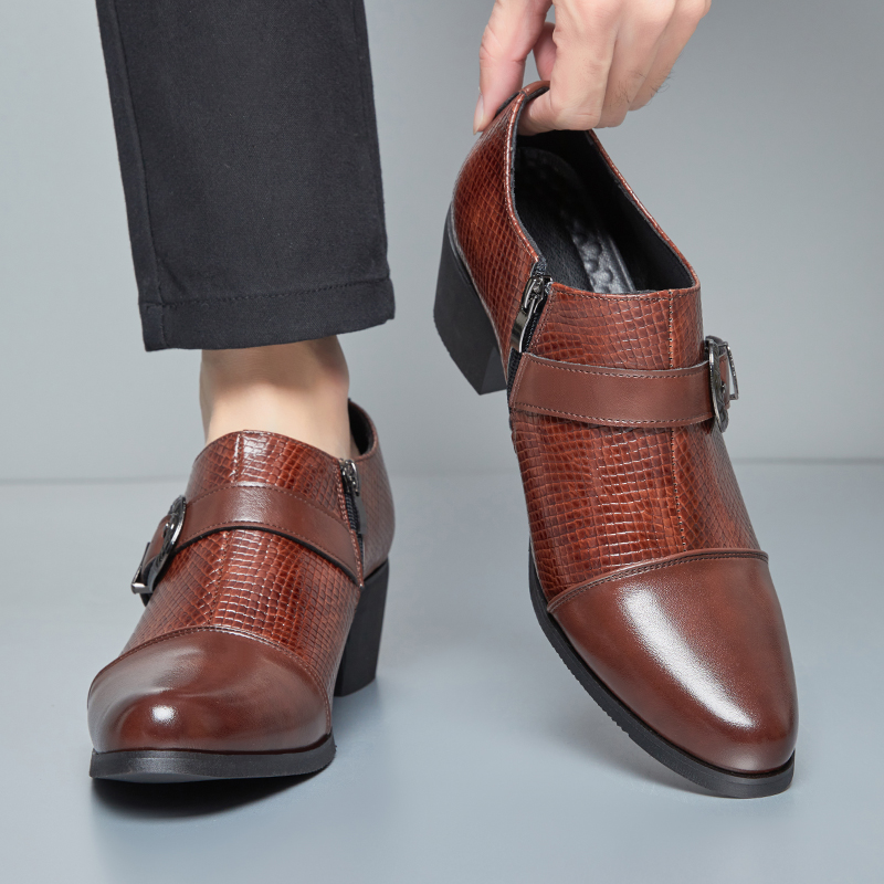 Vintage Style Men's High Heel  - Vintage Fashion Style Men บทวิจารณ์และราคา