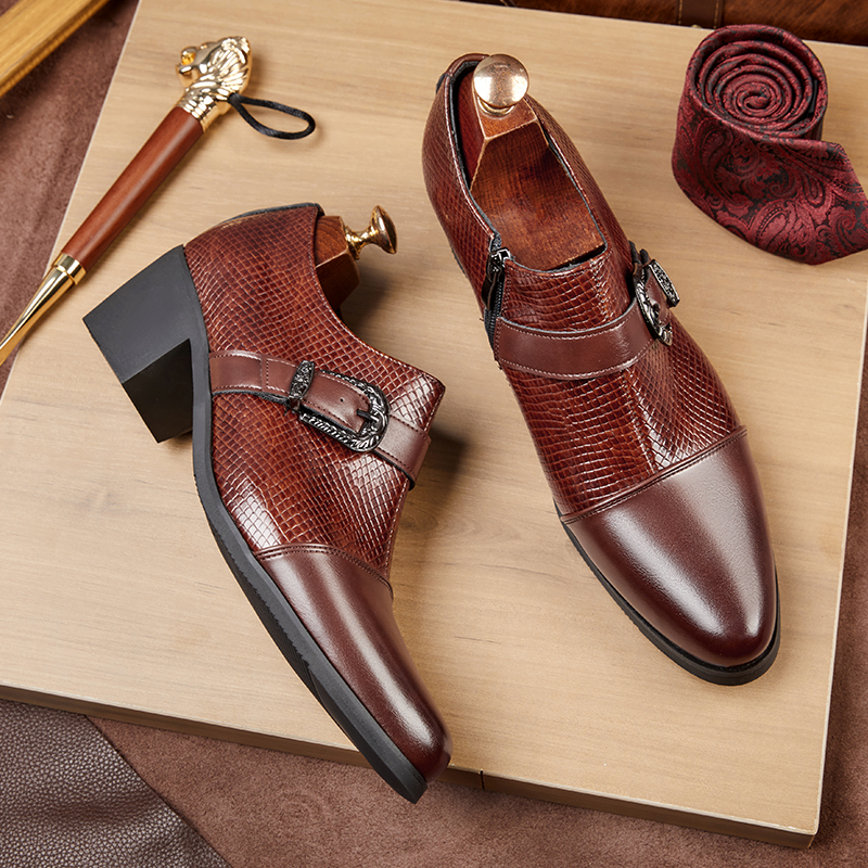 Vintage Style Men's High Heel  - Vintage Fashion Style Men บทวิจารณ์และราคา