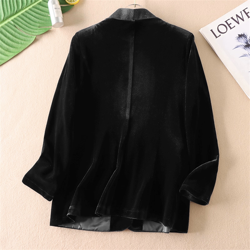 Autumn Winter Big Size Vintage - Velvet Blazer Vintage บทวิจารณ์และราคา