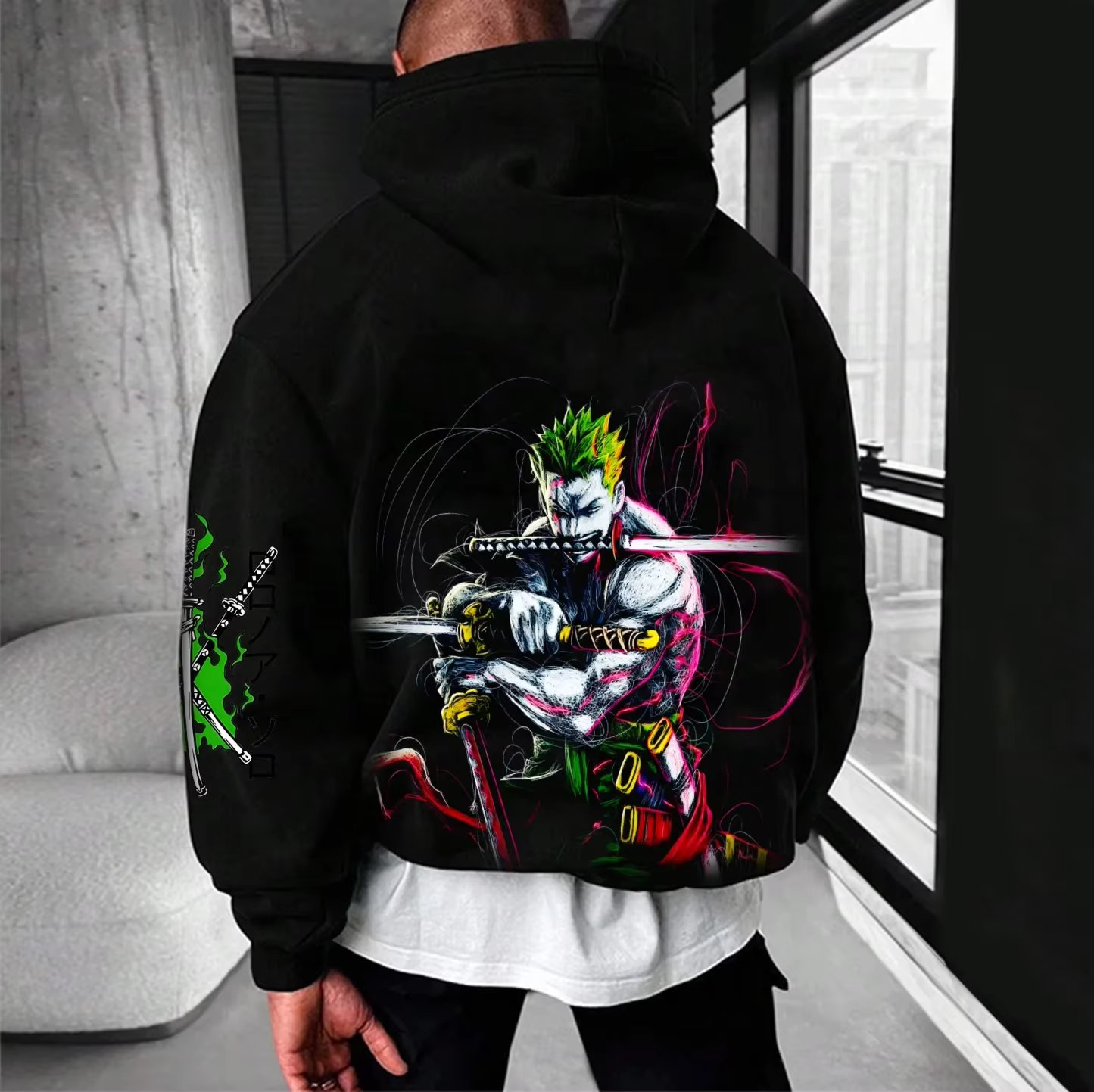 Anime One Piece Zoro Vintage O - Vintage Fashion Japan บทวิจารณ์และราคา