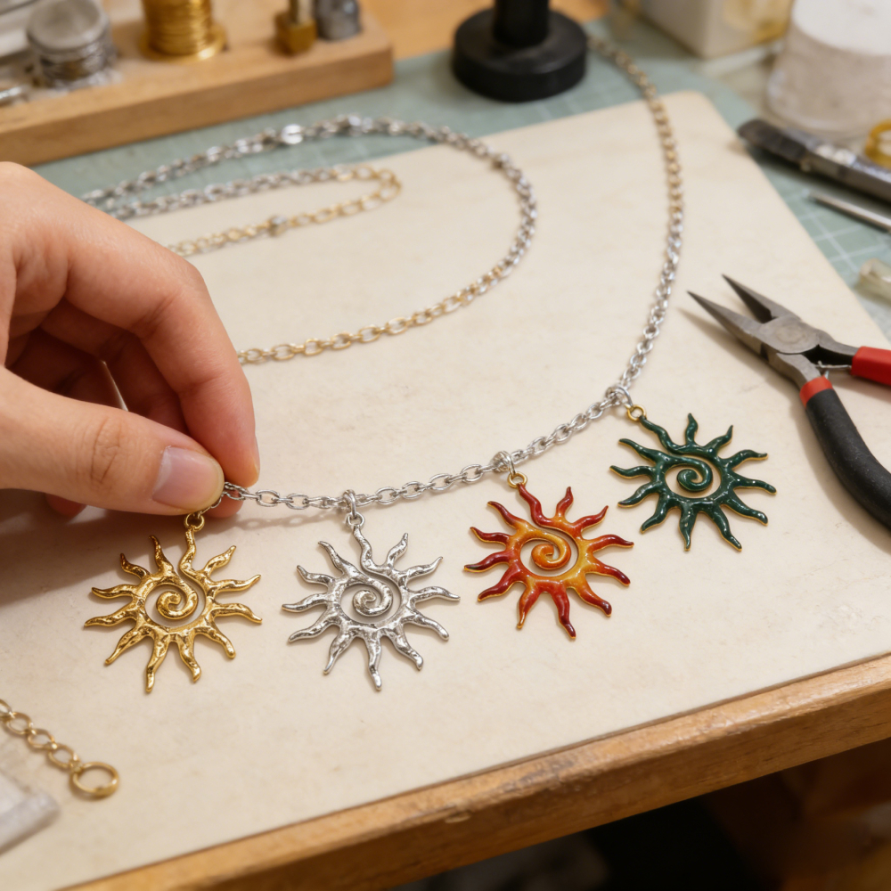 5PCS Stainless Steel Vintage S - Vintage Fashion Jewelry Necklaces บทวิจารณ์และราคา