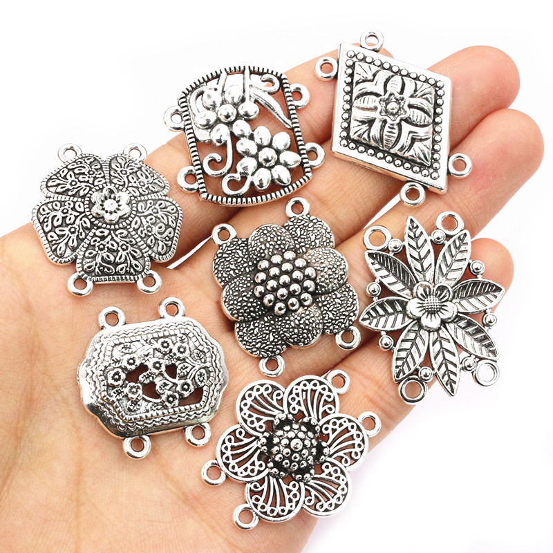 10pcs Antique Silver Color Vin - Vintage Fashion Jewelry Necklaces บทวิจารณ์และราคา
