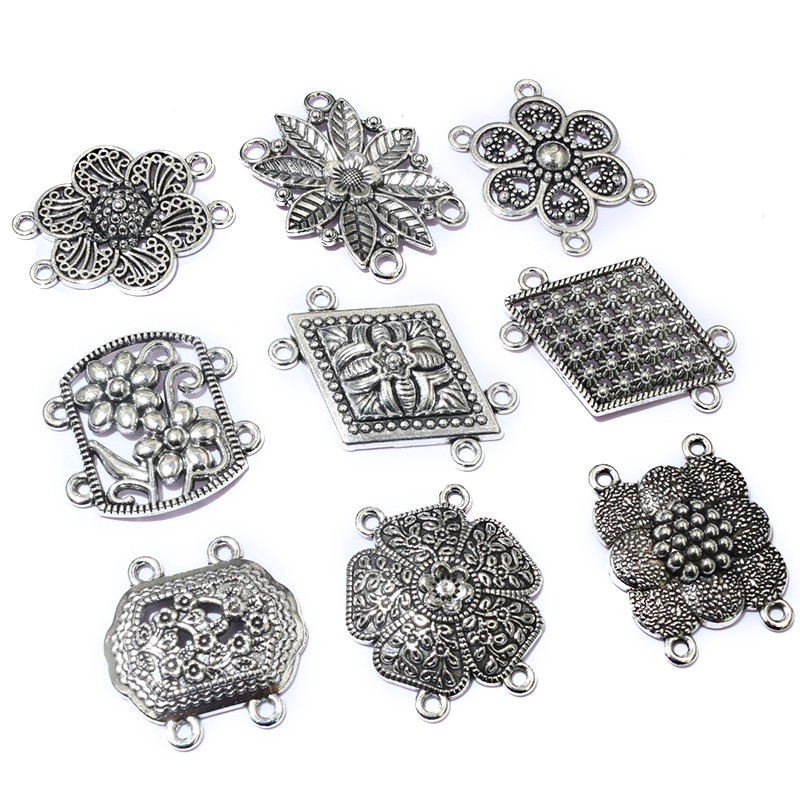 10pcs Antique Silver Color Vin - Vintage Fashion Jewelry Necklaces บทวิจารณ์และราคา