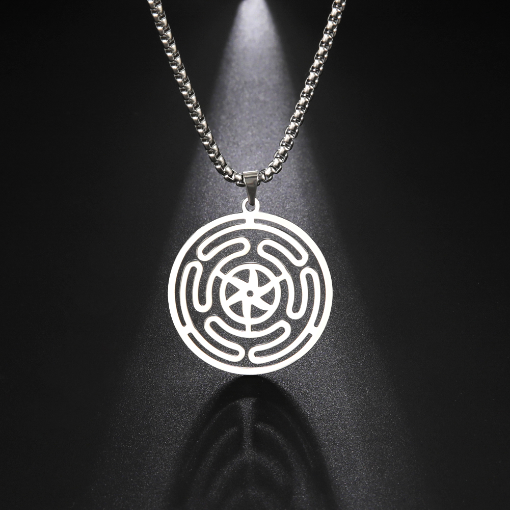 Hekate Goddess Wheel Chain Nec - Vintage Fashion Wheel บทวิจารณ์และราคา