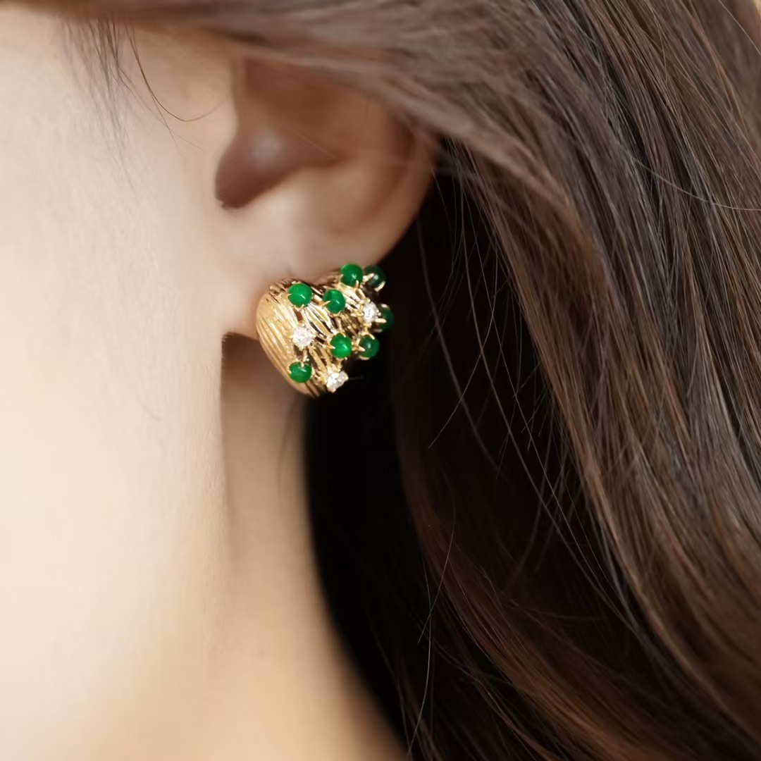 Retro14K Gold Filled Emerald D - Vintage Fashion Eras บทวิจารณ์และราคา