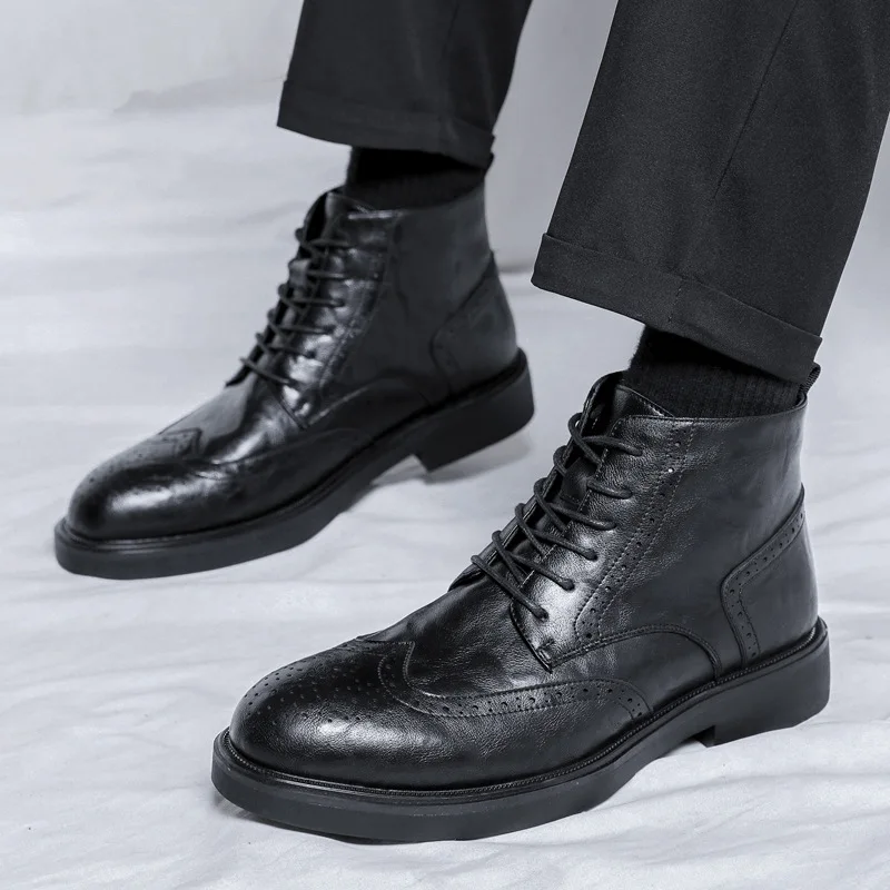 Vintage Mens Ankle Chelsea Boo - Vintage Fashion Style Men บทวิจารณ์และราคา