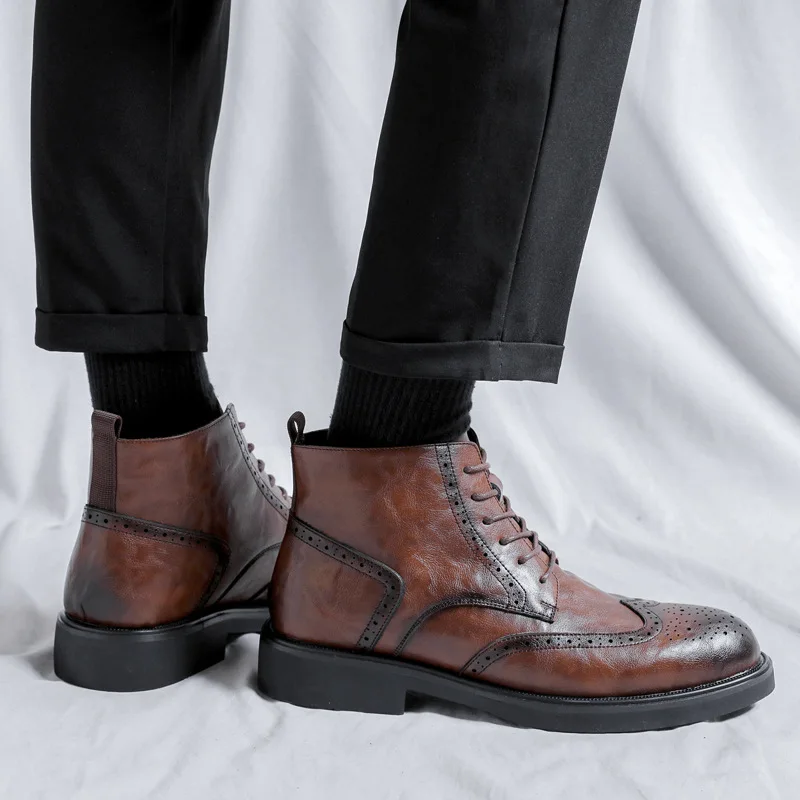 Vintage Mens Ankle Chelsea Boo - Vintage Fashion Style Men บทวิจารณ์และราคา