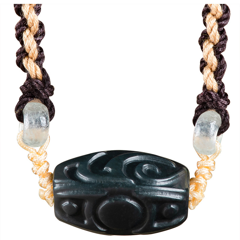 Hetian Jade Carve Bead Pendant - Vintage Fashion Jewelry Necklaces บทวิจารณ์และราคา