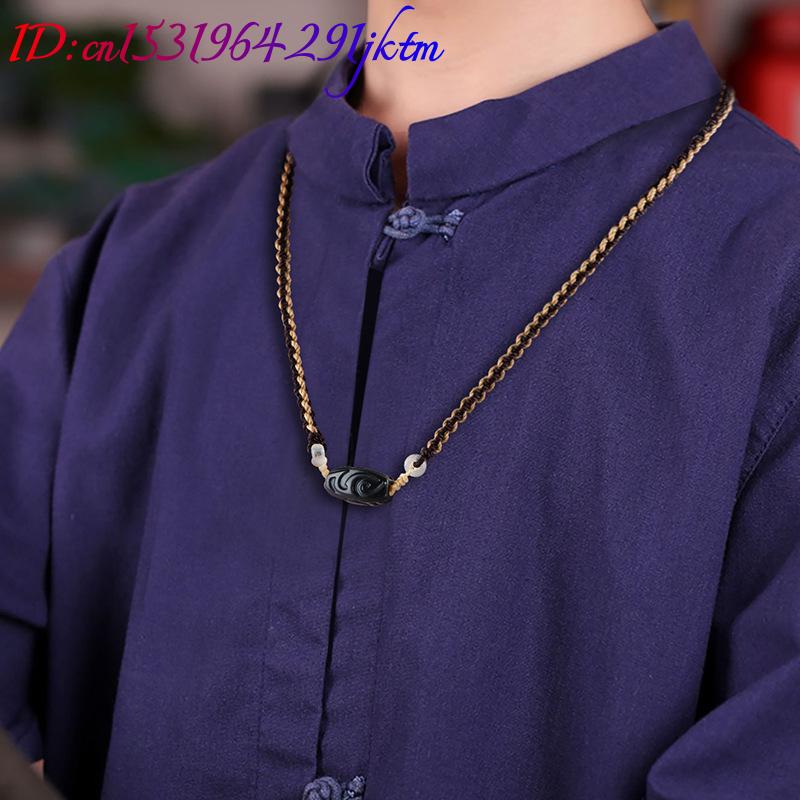 Hetian Jade Carve Bead Pendant - Vintage Fashion Jewelry Necklaces บทวิจารณ์และราคา