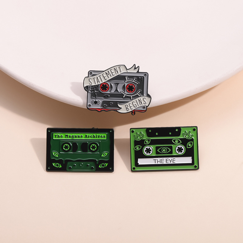 Vintage Music Tape Enamel Broo - Vintage Vibes Fashion บทวิจารณ์และราคา