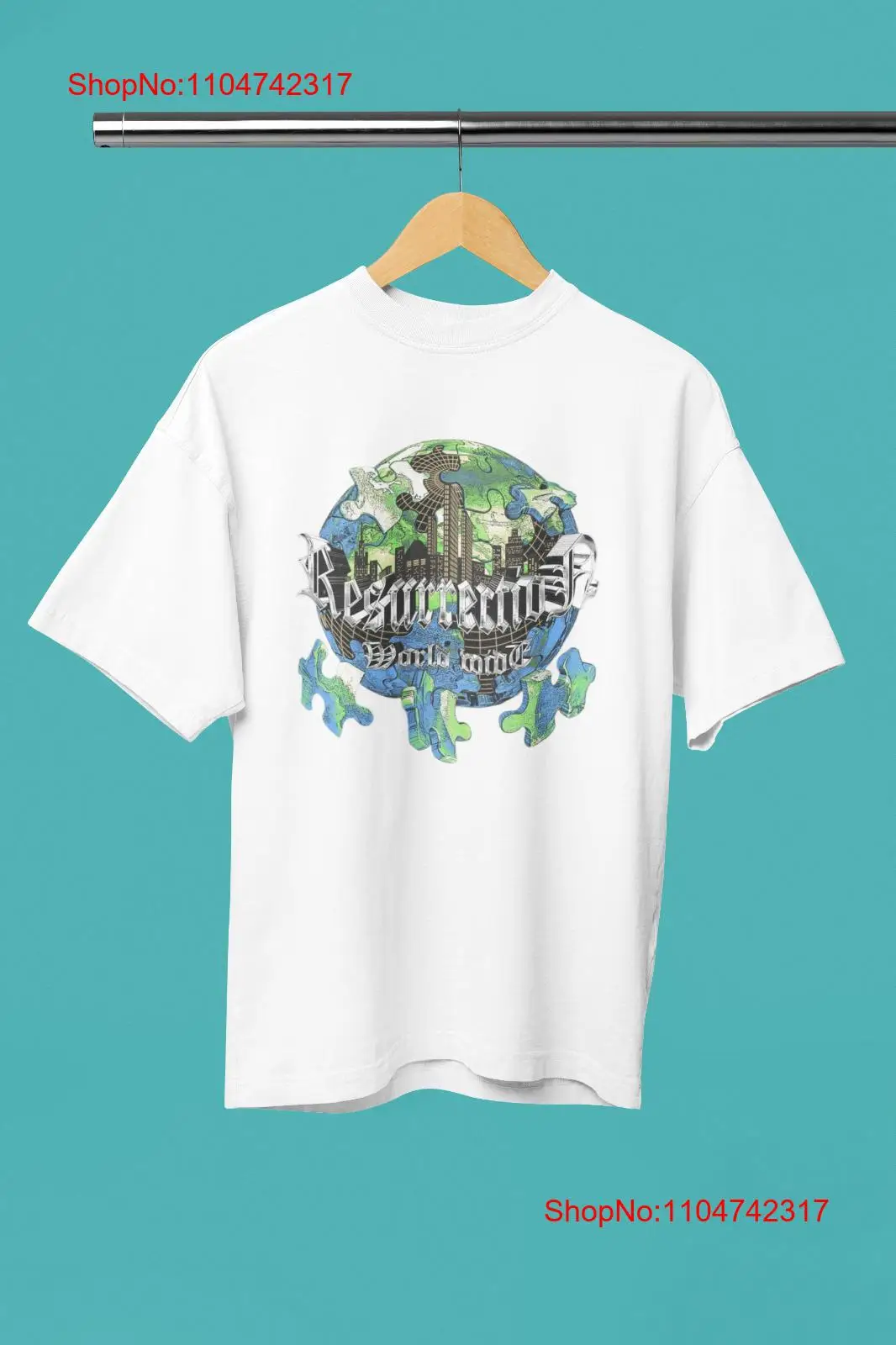 Resurrection Worldwide T shirt - Vintage Fashion Wear บทวิจารณ์และราคา