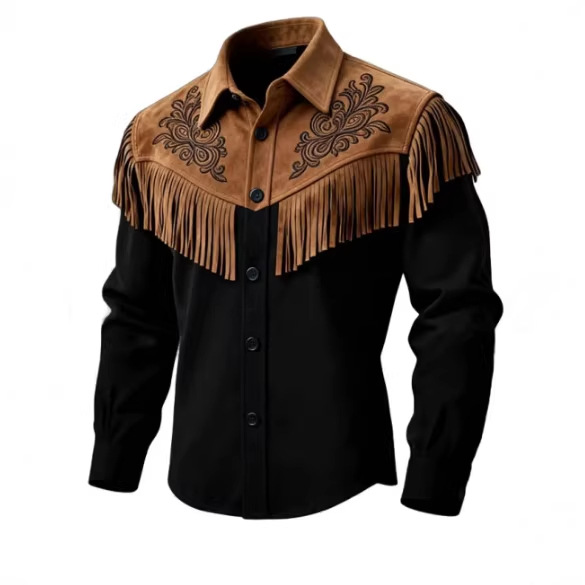 Unique Design Brown Tassel Lea - Velvet Blazer Vintage บทวิจารณ์และราคา