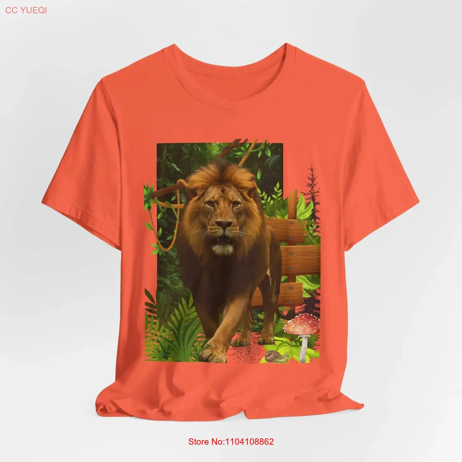 Lion Vibes T Shirt Animal Love - Vintage Vibes Fashion บทวิจารณ์และราคา