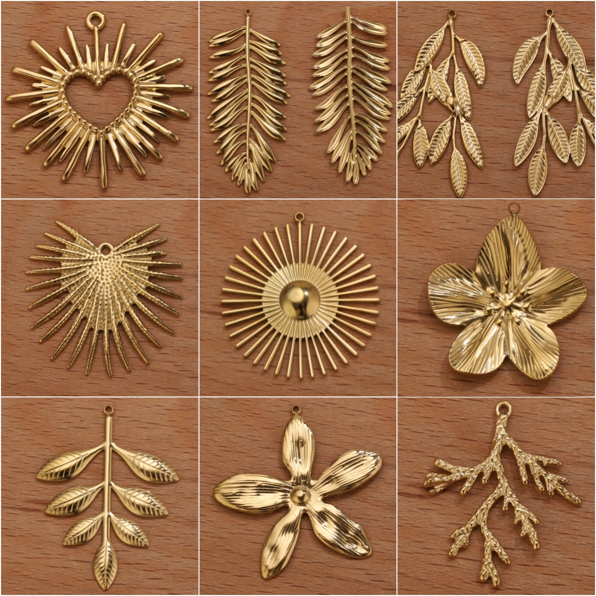 5pcs Stainless Steel Flower Ch - Vintage Fashion Jewelry Necklaces บทวิจารณ์และราคา