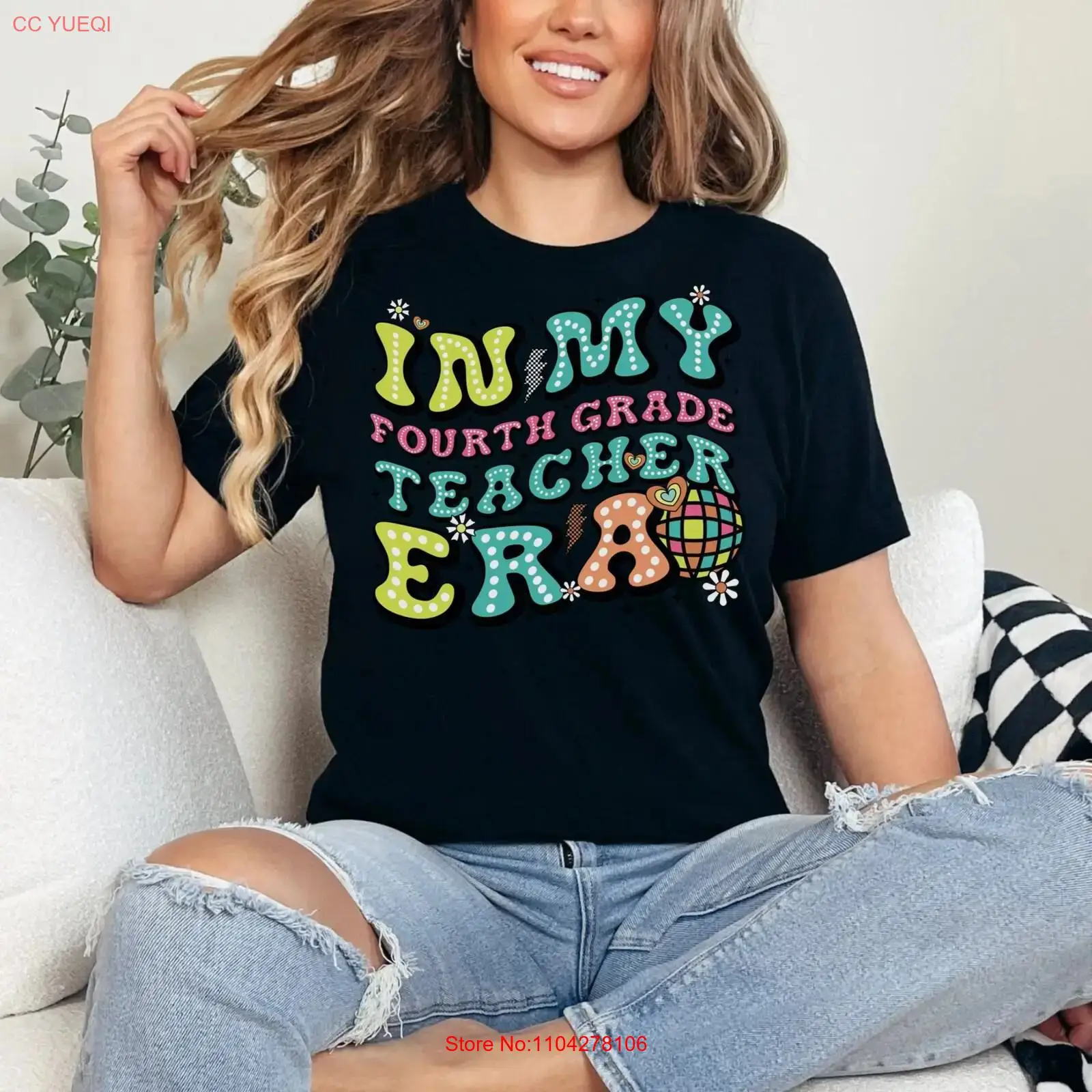 Fourth Grade Teacher T Shirt I - Vintage Fashion Eras บทวิจารณ์และราคา