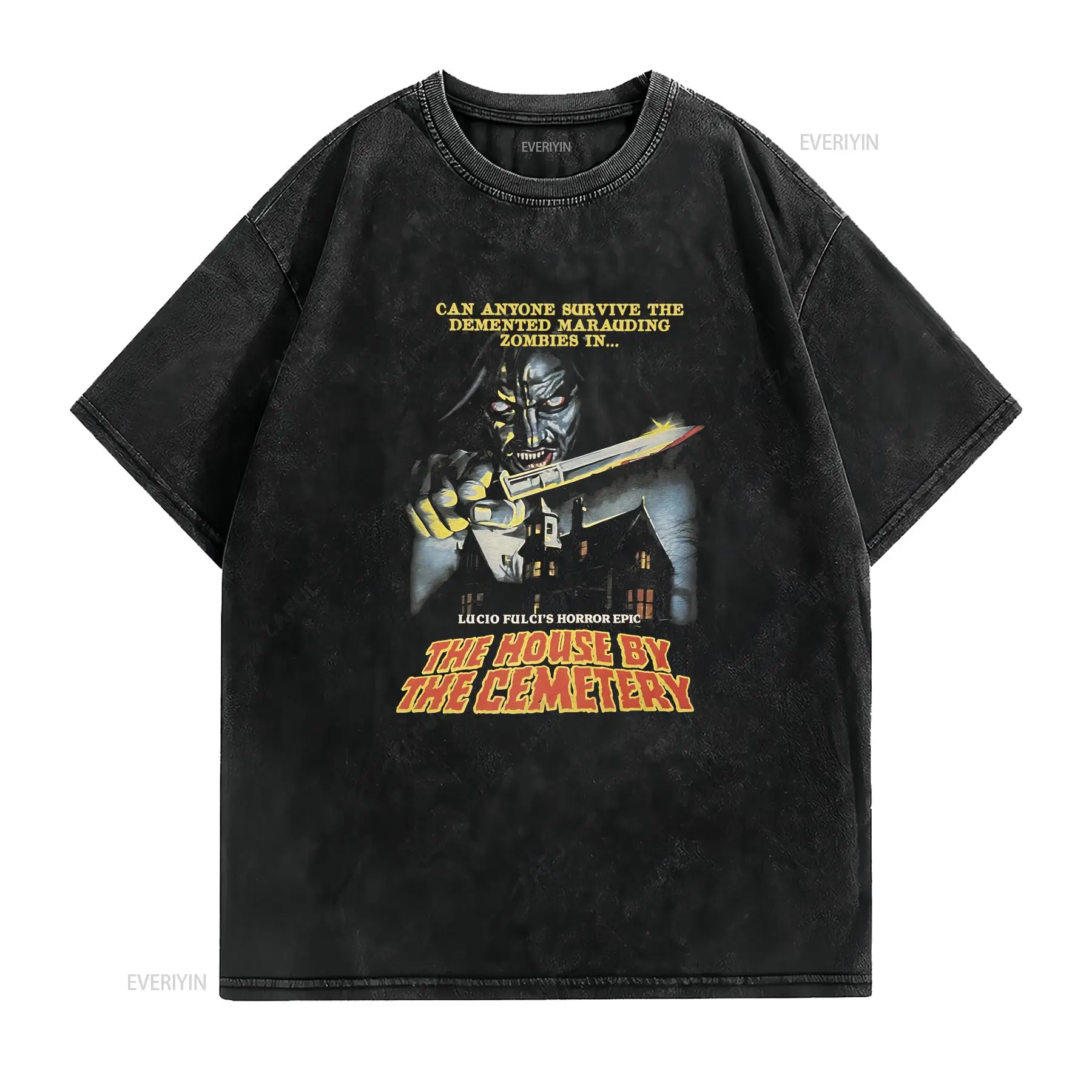 House by the Cemetery T Shirt  - Vintage Fashion Videos บทวิจารณ์และราคา