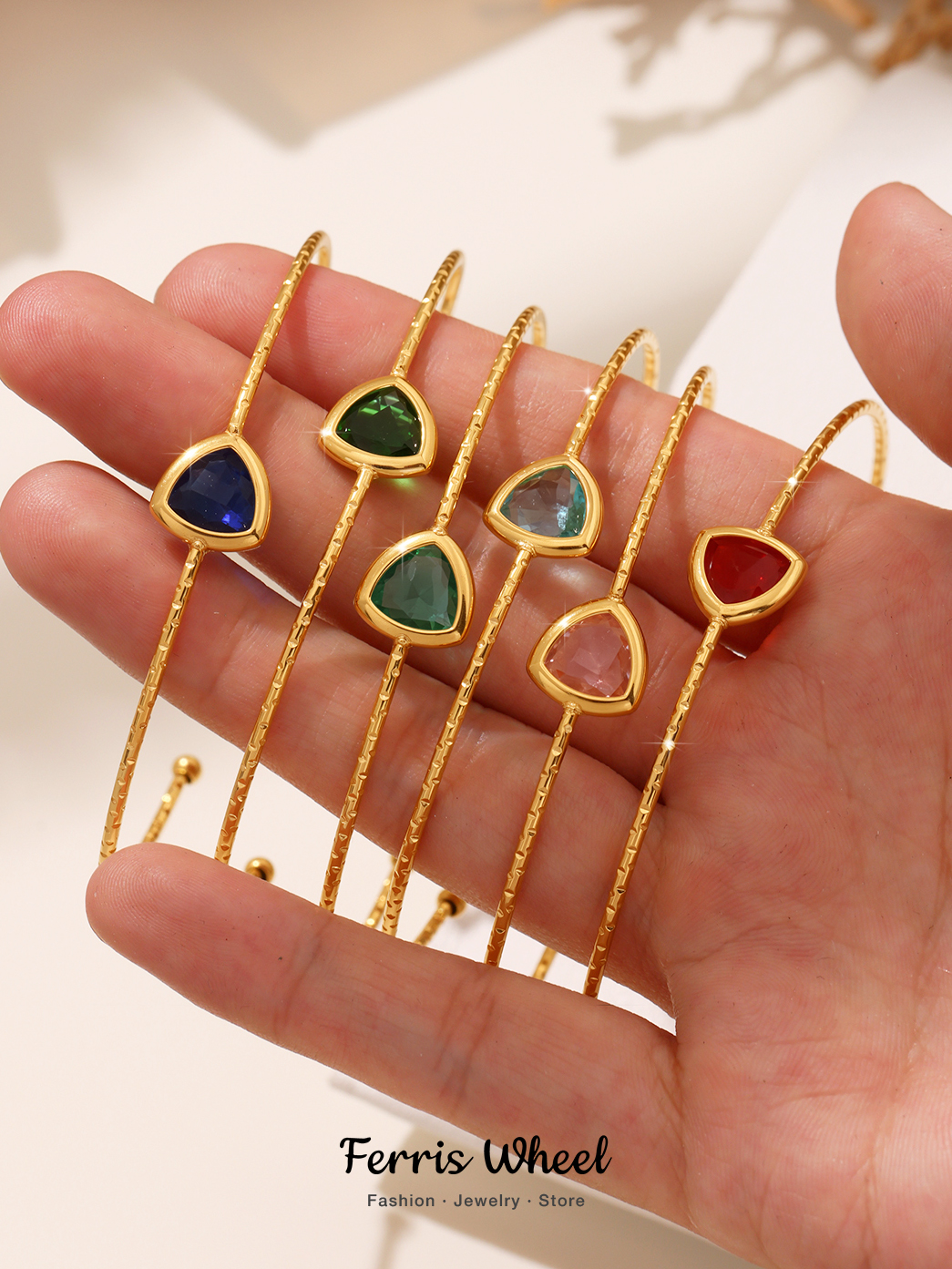 Ferris Wheel Colorful Triangle - Vintage Fashion Wheel บทวิจารณ์และราคา