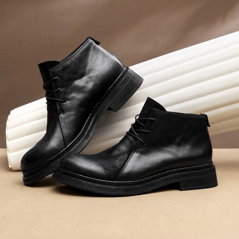 Vintage Mens Genuine Leather B - Vintage Fashion Style Men บทวิจารณ์และราคา