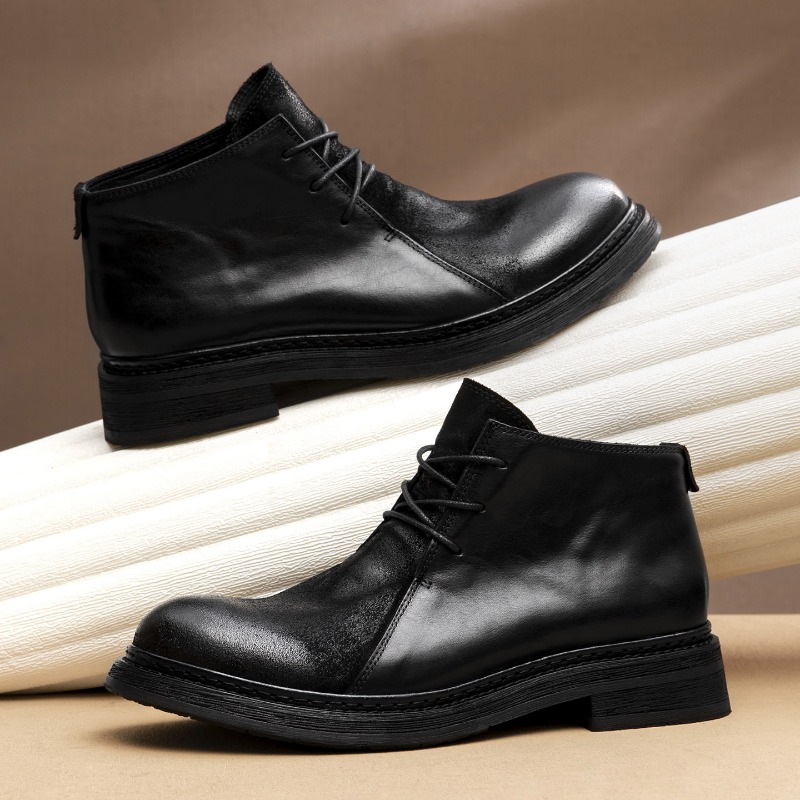 Vintage Mens Genuine Leather B - Vintage Fashion Style Men บทวิจารณ์และราคา