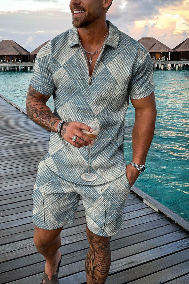 Vintage Men's Summer Casual Po - Vintage Fashion Style Men บทวิจารณ์และราคา