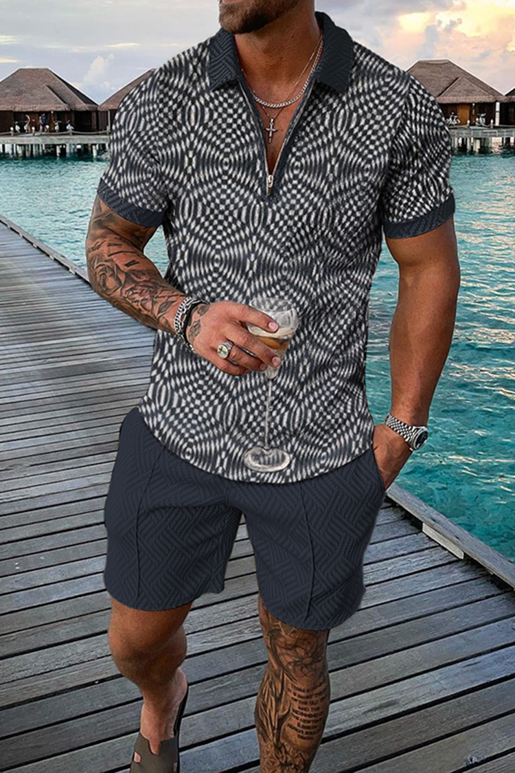 Vintage Men's Summer Casual Po - Vintage Fashion Style Men บทวิจารณ์และราคา