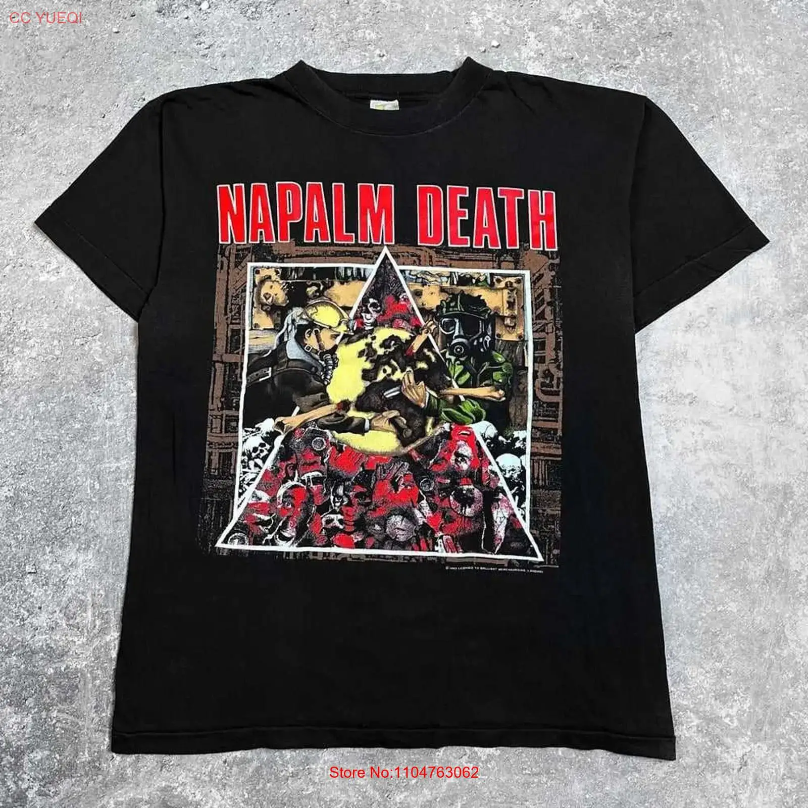Napalm Death 1992 Campaign For - Vintage Fashion Campaigns บทวิจารณ์และราคา