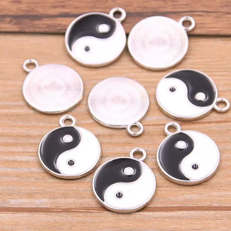 10/20pcs Alloy Tai Chi Charms  - Vintage Fashion Jewelry Necklaces บทวิจารณ์และราคา