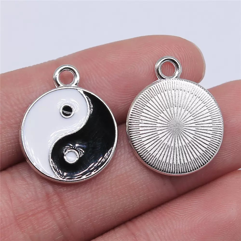 10/20pcs Alloy Tai Chi Charms  - Vintage Fashion Jewelry Necklaces บทวิจารณ์และราคา