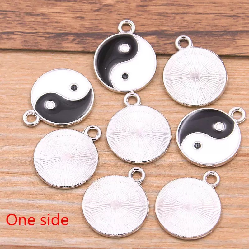 10/20pcs Alloy Tai Chi Charms  - Vintage Fashion Jewelry Necklaces บทวิจารณ์และราคา