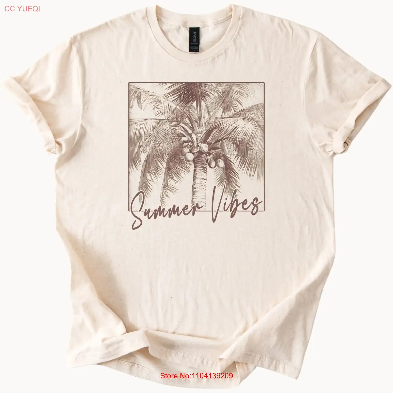 Summer Vibes Palm Tree T Shirt - Vintage Vibes Fashion บทวิจารณ์และราคา