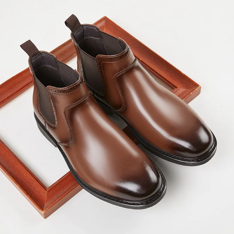 Vintage Mens Leather Oxford Bo - Vintage Fashion Style Men บทวิจารณ์และราคา