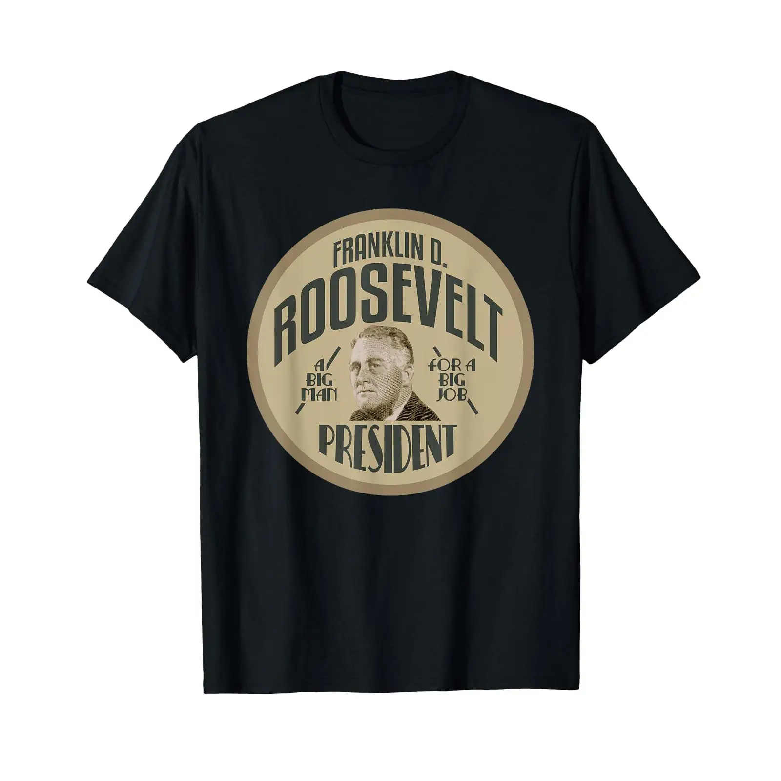 FDR Campaign T Shirt Franklin  - Vintage Fashion Campaigns บทวิจารณ์และราคา