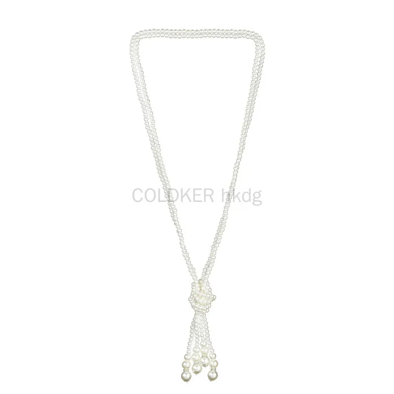 1920s Pearls Necklace Fashion  - Vintage Fashion Jewelry Necklaces บทวิจารณ์และราคา