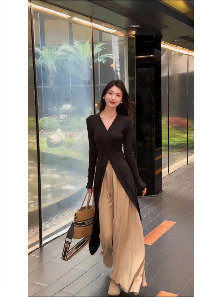 Art Student Vintage Long Coat  - Vintage Fashion Wear บทวิจารณ์และราคา