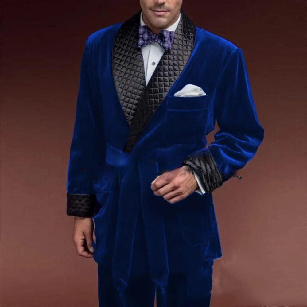Green Velvet Smoking Suit Jack - Velvet Blazer Vintage บทวิจารณ์และราคา