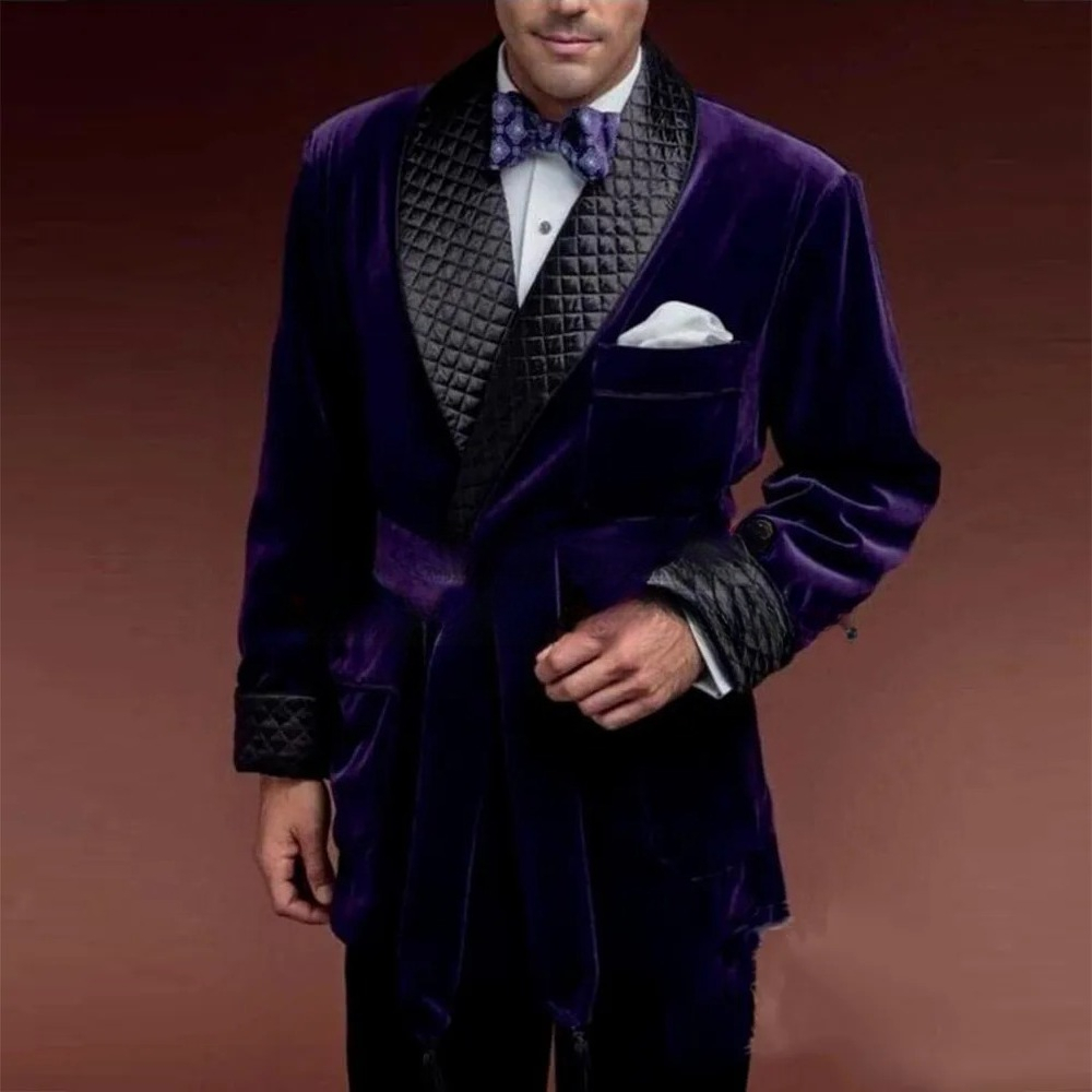 Green Velvet Smoking Suit Jack - Velvet Blazer Vintage บทวิจารณ์และราคา
