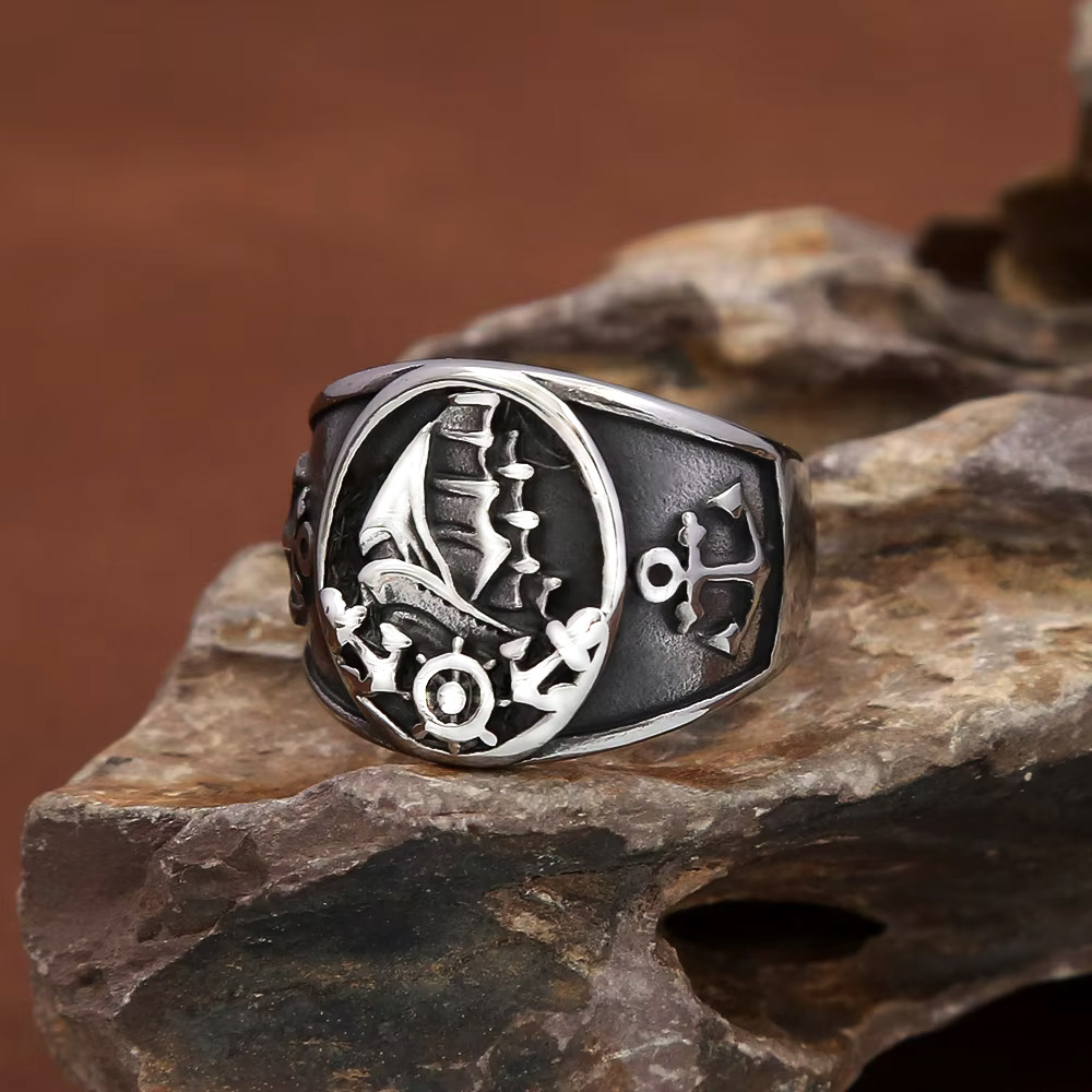 Vintage Nautical Nordic Sailbo - Vintage Fashion Wheel บทวิจารณ์และราคา