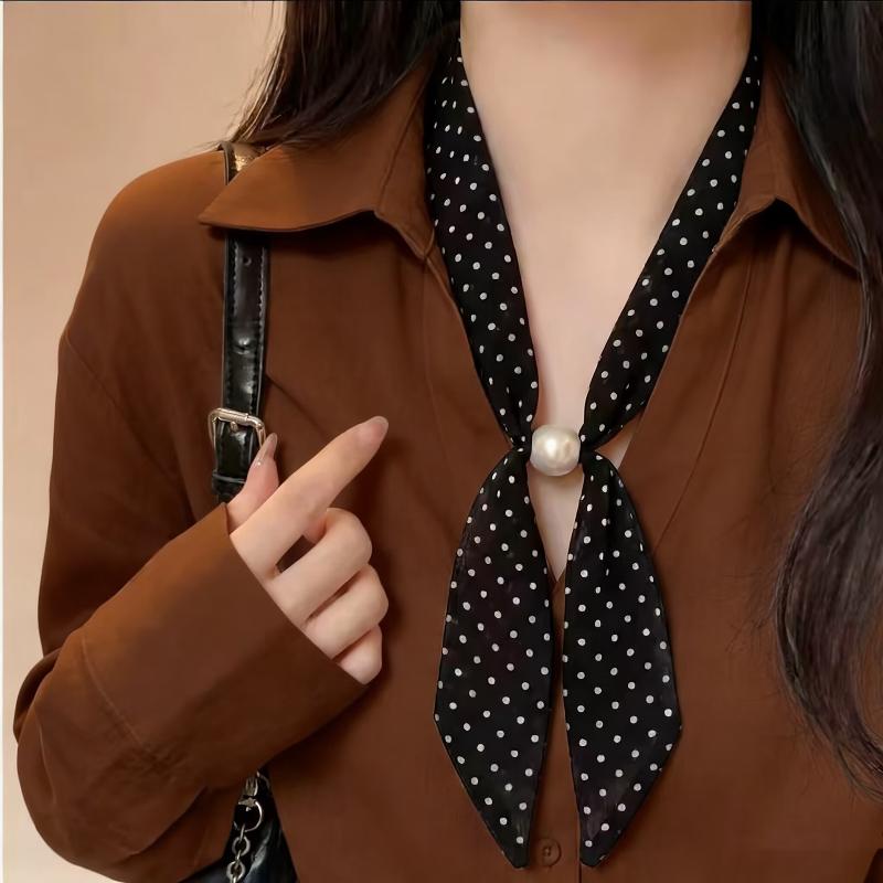 Vintage Polka Dot Chiffon Bead - Vintage Fashion Wear บทวิจารณ์และราคา