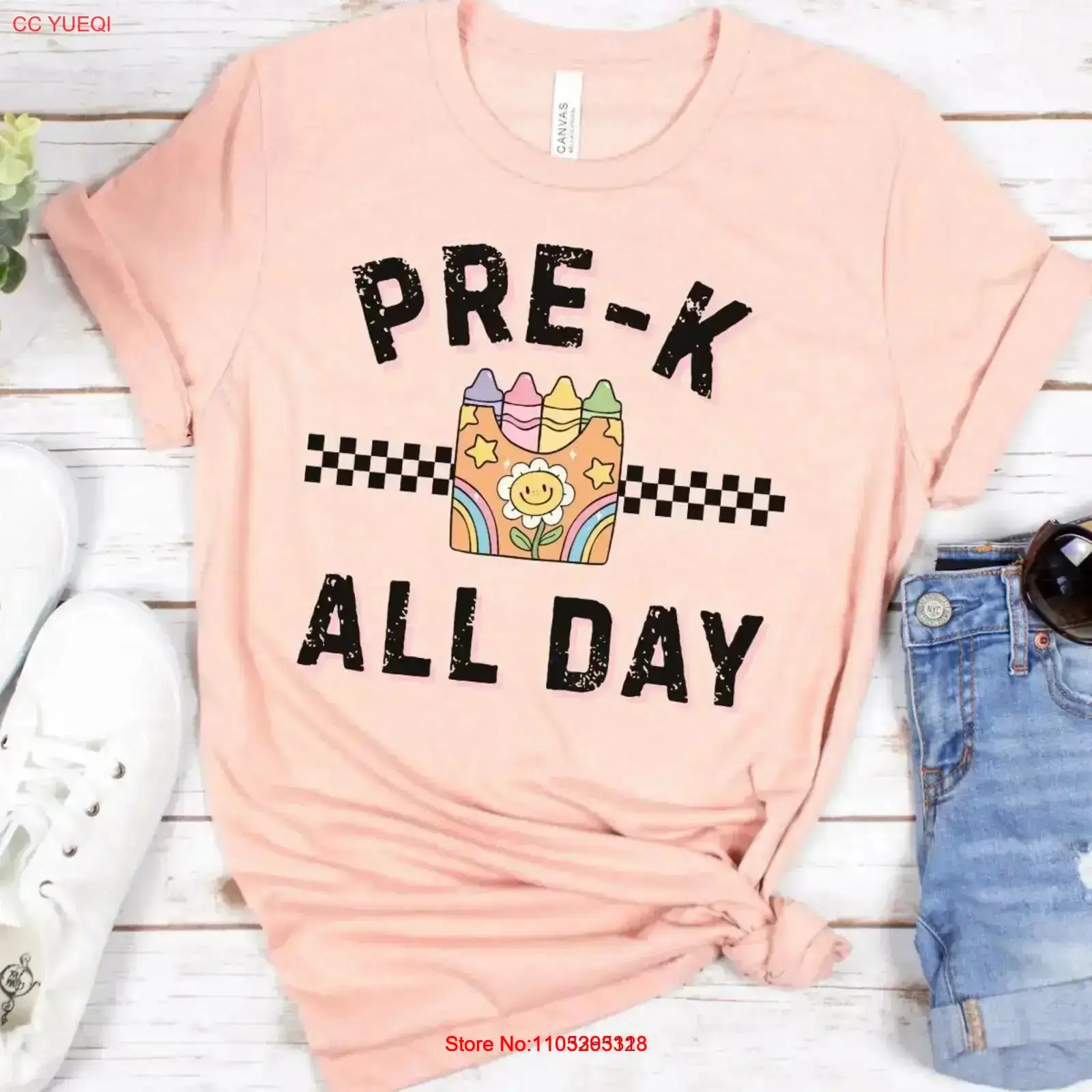 Teacher Vibes Pre K Education  - Vintage Vibes Fashion บทวิจารณ์และราคา