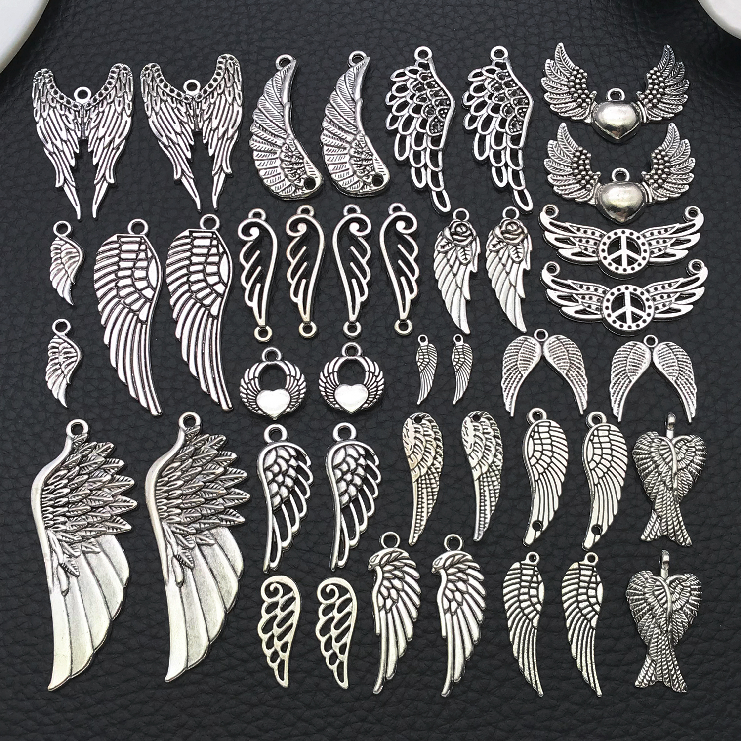 Angel Wing Charms, New 22/42 P - Vintage Fashion Jewelry Necklaces บทวิจารณ์และราคา