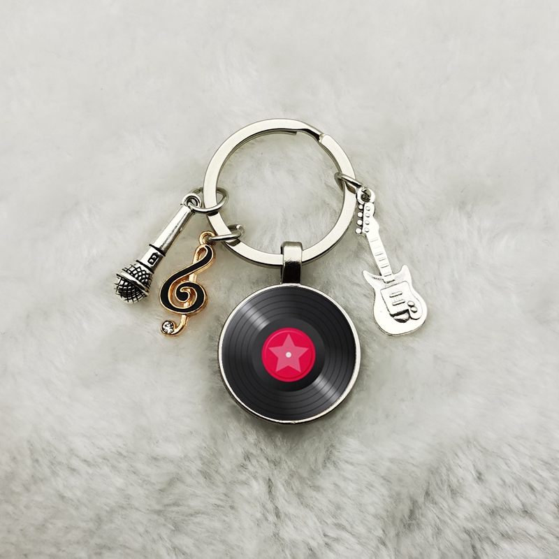 Classic Retro Vinyl Record Key - Vintage Vibes Fashion บทวิจารณ์และราคา