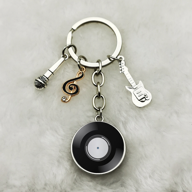 Classic Retro Vinyl Record Key - Vintage Vibes Fashion บทวิจารณ์และราคา
